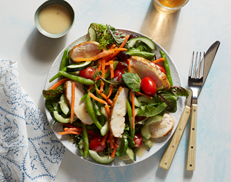 FreshDirect Green Salad with Chicken, Raised w/o Antibiotics