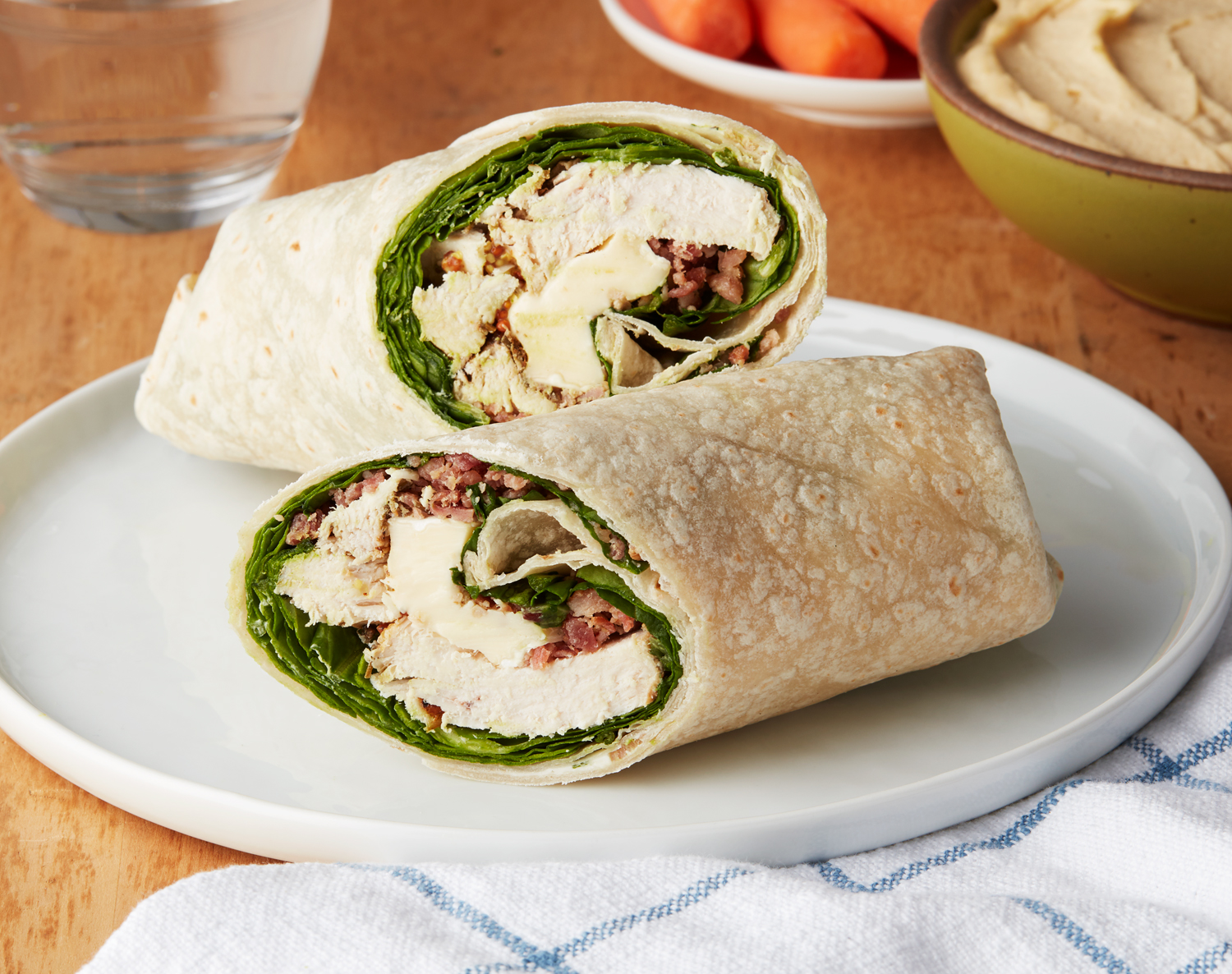 FreshDirect Chicken, Bacon, and Brie Cheese Wrap, Raised w/o Antibiotics