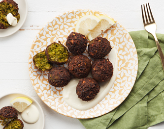 FreshDirect Falafel w/ Lemon Tahini
