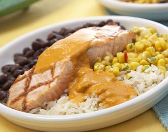 FreshDirect Sustainable Salmon with Chipotle Sauce