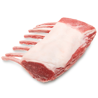 Pasture-Raised Local Rack of Lamb, Frenched, Raised w/o Antibiotics