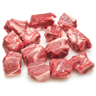 Pasture-Raised Local Bone-In Lamb Stew Meat, Raised w/o Antibiotics