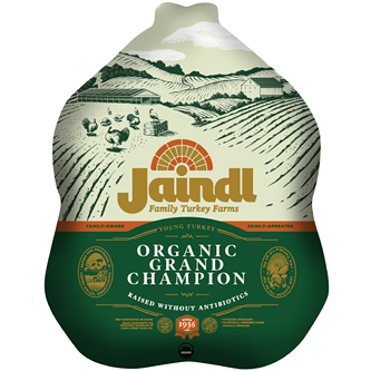 Jaindl Farms Local Organic Whole Turkey, Fresh