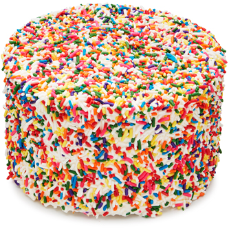 FreshDirect Rainbow Sprinkle Cake
