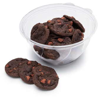 FreshDirect Mini Double Chocolate Chunk Cookies, image 2 of 2 slides