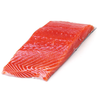 Wild Alaskan Sockeye Salmon Fillet, Fresh
