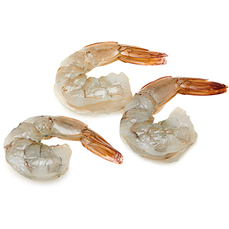 Blue Foot Fresh White Shrimp, Cleaned, 26-30/lb