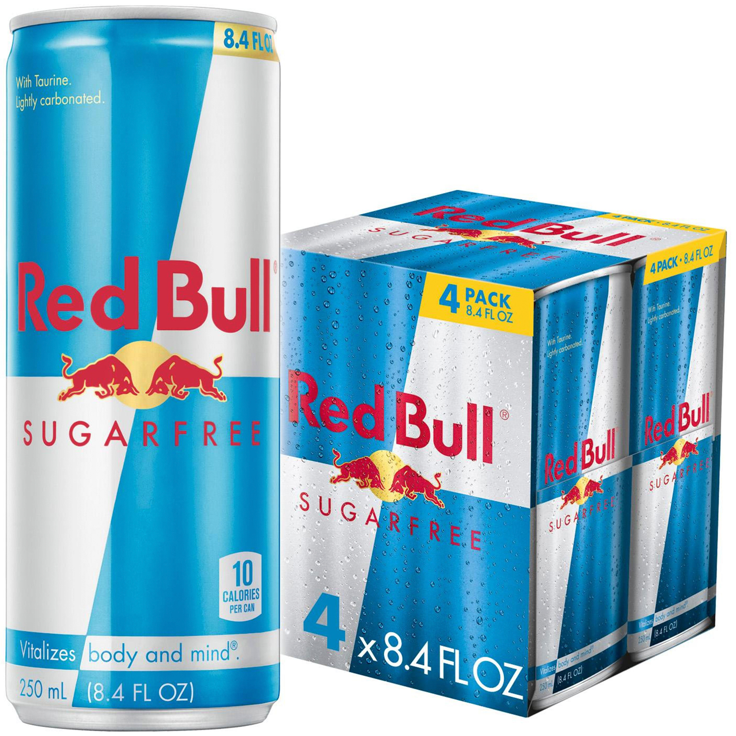 Red Bull Energy Drink, Sugar-Free, Cans